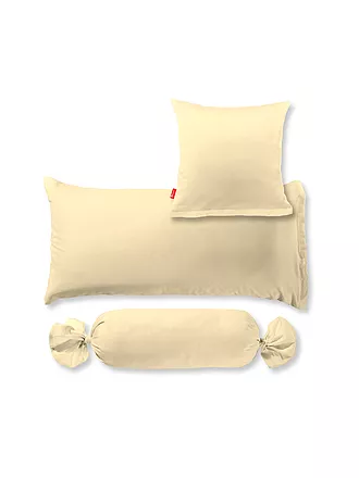 FLEURESSE | Satin Nackenrollenbezug Royal Uni 15x40cm Vanille | 